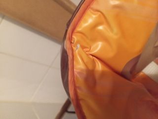 Trona bebé - Plegable, naranja