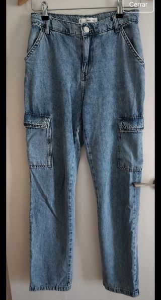 Pantalones vaqueros cargo Zara