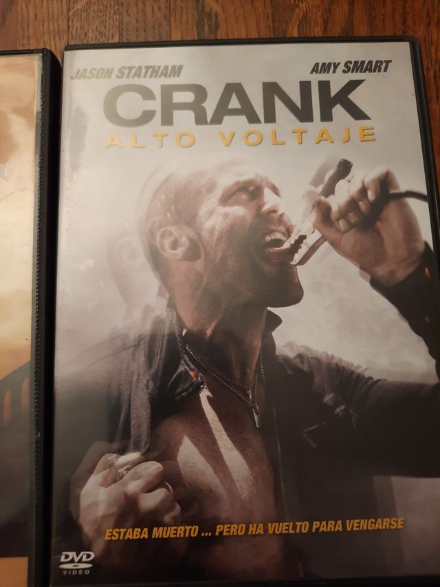 4 DVDs: Gladiator, Crank, Pearl Harbor, El Patriot