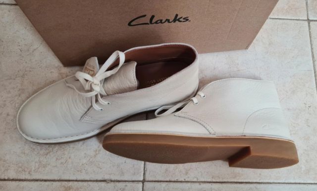 Clarks Desert Boots bianche