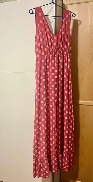 Vestido largo rojo Hug & Clau