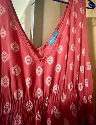 Vestido largo rojo Hug & Clau