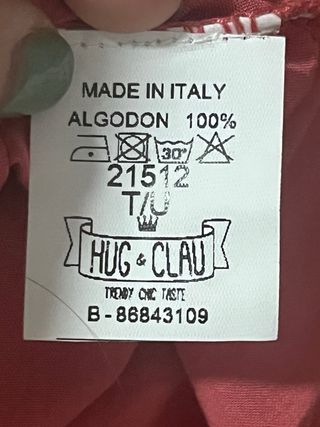 Vestido largo rojo Hug & Clau