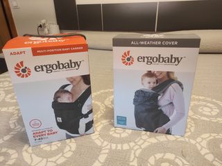 Ergobaby: portabebés + funda( sin uso)