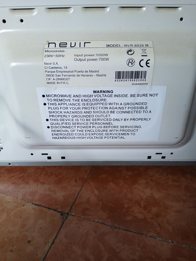 Microondas Nevir - Microondas vintage