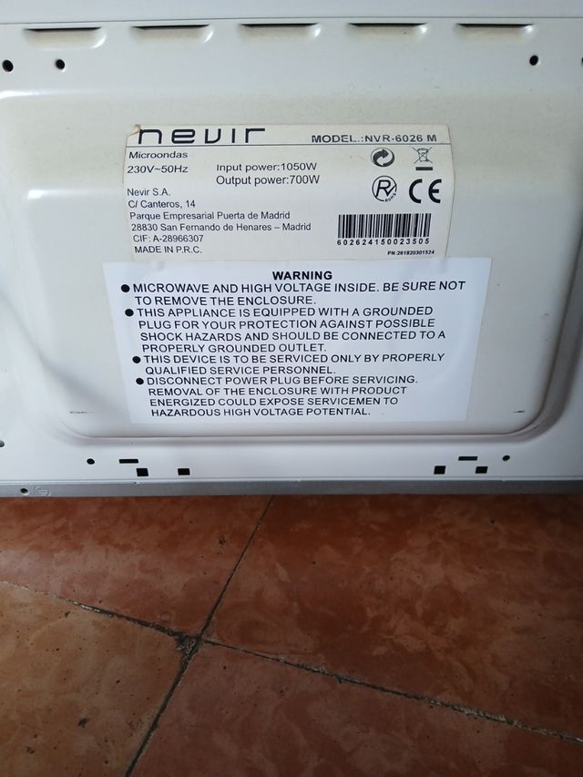 Microondas Nevir - Microondas vintage