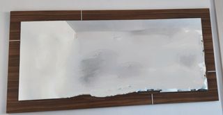 Espejo madera marrón