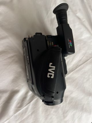 JVC videocámara vintage negra