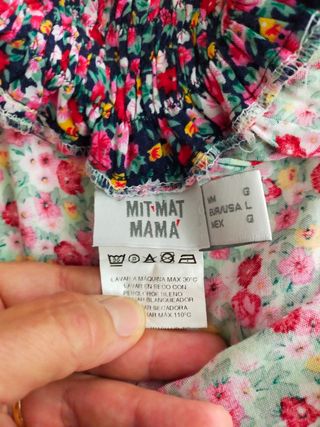 Vestido premamá Mit-Mat Mamá multicolor