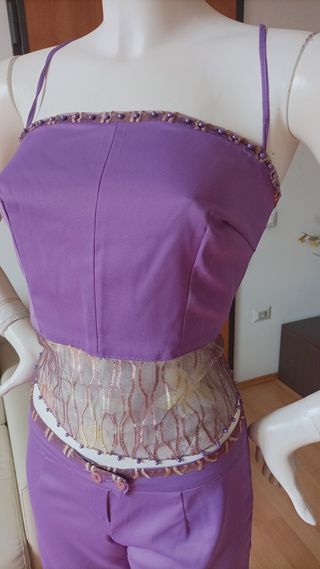 Completo lilla elegante