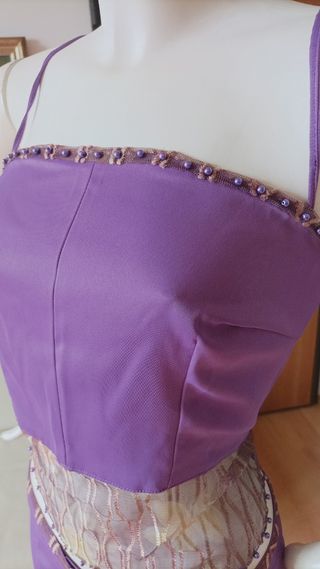 Completo lilla elegante