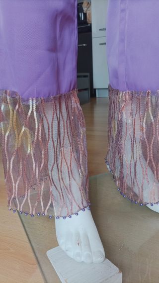 Completo lilla elegante