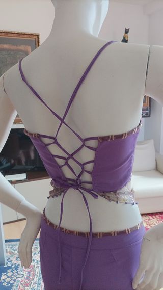 Completo lilla elegante