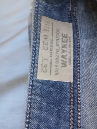 Vaqueros Diesel Hombre Azul