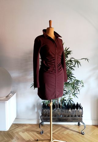 Vestido Zara marrón - Talla M