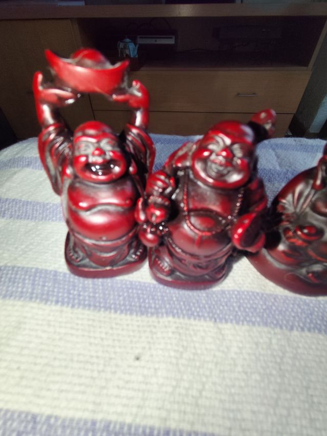 5 Figuras Buda sonrientes