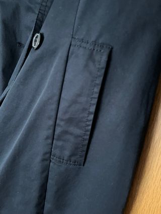 Gabardina Zara negra - Talla S