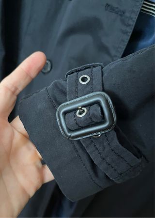 Gabardina Zara negra - Talla S