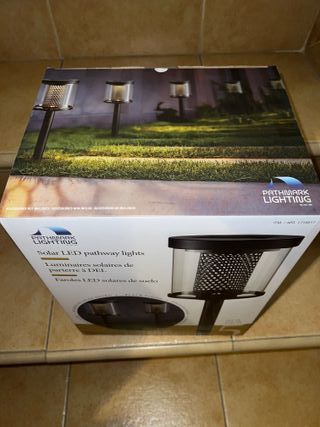 5 Faroles LED solares Pathmark