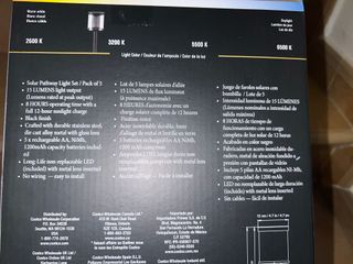 5 Faroles LED solares Pathmark