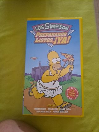 VHS Los Simpson: 3 cintas