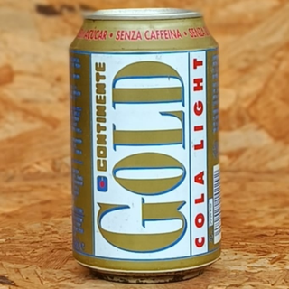 Lata Continente Gold Cola Light - Espanha #246