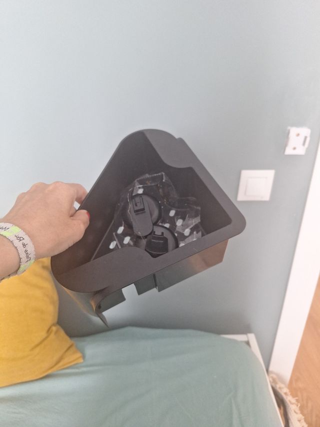 Esquinero ducha - Negro