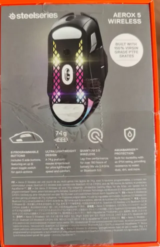 SteelSeries Aerox 5 Wireless - Ratón Gaming