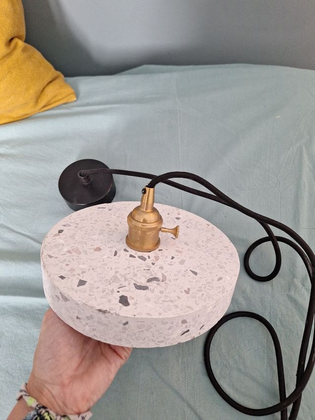 Lámpara colgante terrazo