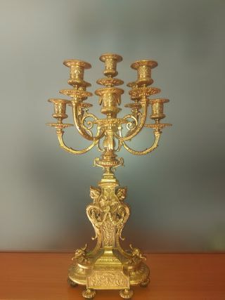 Candelabros Bronze Francês - 2 un.