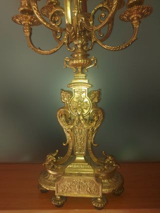 Candelabros Bronze Francês - 2 un.