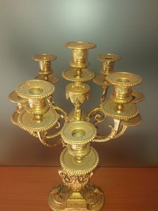 Candelabros Bronze Francês - 2 un.