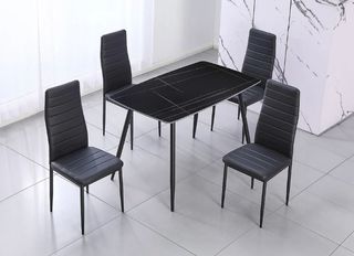 Mesa Comedor 120cm + 4 Sillas
