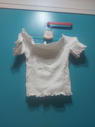 Camiseta H&M blanca talla S