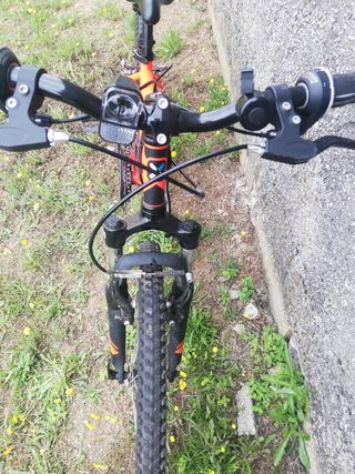 Bicicleta Rockrider 500 Naranja