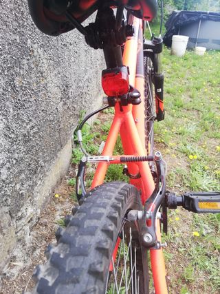 Bicicleta Rockrider 500 Naranja