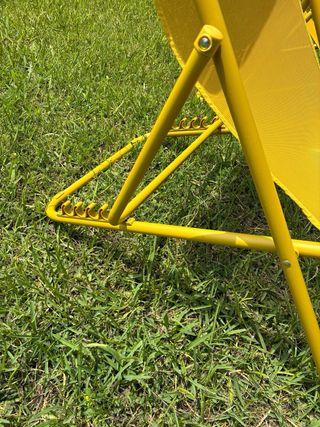 2 Hamacas playa/piscina amarillas