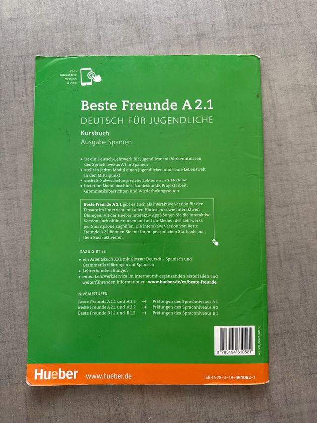 BESTE FREUNDE A2.1 KB & Code Ausg. Span.