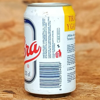 Lata Antiga Casera "Familia Telerín" Gasosa #253