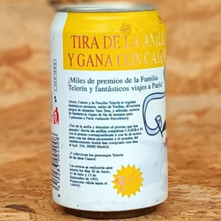 Lata Antiga Casera "Familia Telerín" Gasosa #253