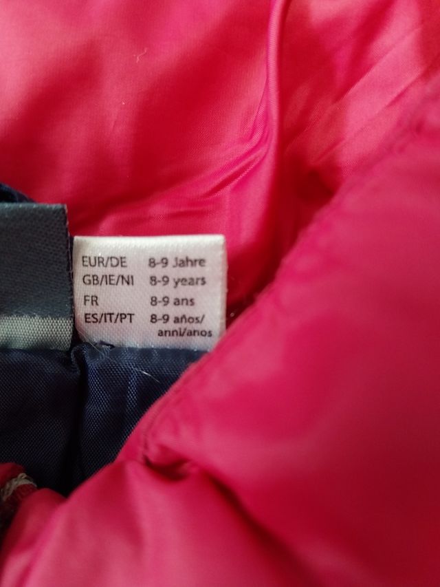Chaqueta niña 8-9 años - Rosa