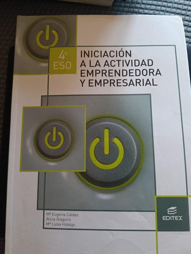 Libro Emprendimiento 4º ESO