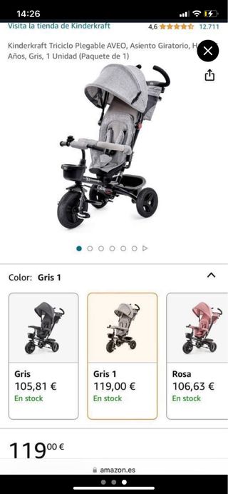 Kinderkraft SPINSTEP Triciclo Evolutivo