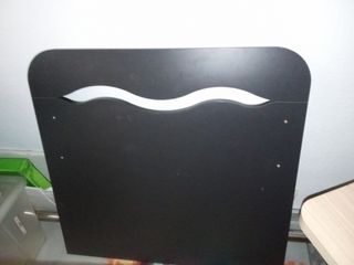 Cabecero cama 90cm - Negro/Blanco