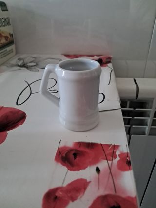 4 Jarritas chupito - Porcelana blanca