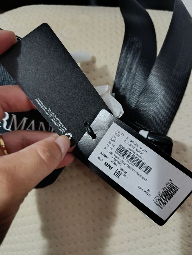 Marsupio Emporio Armani EA7 nero