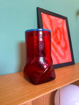 Jarrón Broste Copenhagen rojo