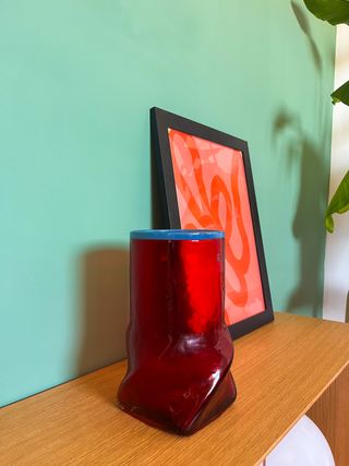 Jarrón Broste Copenhagen rojo