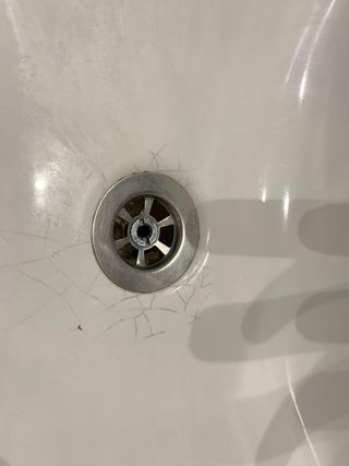 Lavabo cerámica (Odensvik) con mueble Ikea