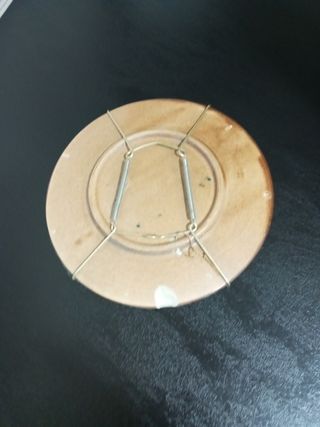 Plato decorativo egipcio ,con colgador de pared .